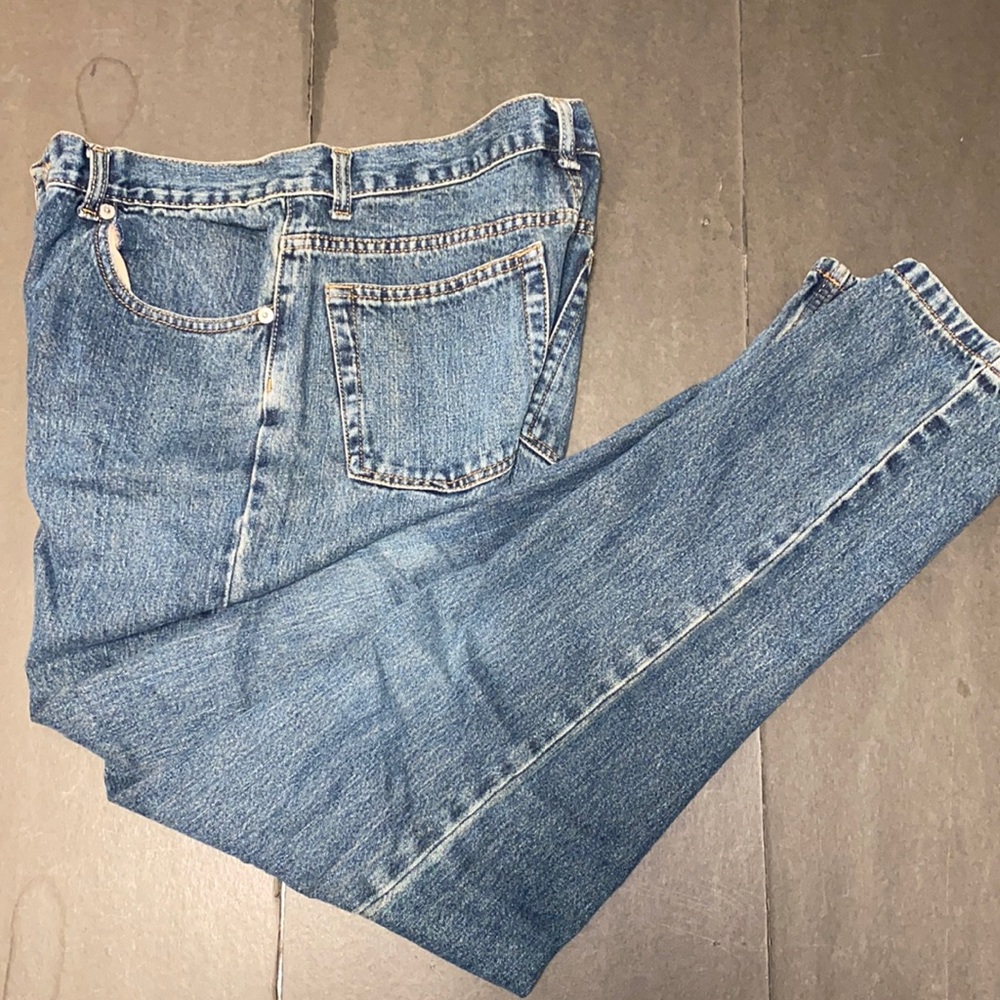 Canyon River Blues Size 18 Regular Faded Denim Boot Cut Jeans
